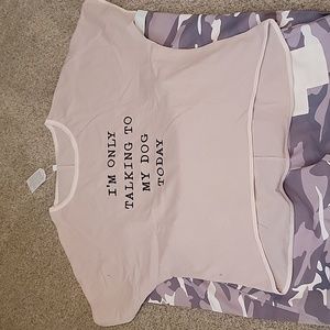 New with tags sweatshirt/pants